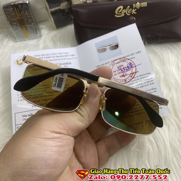 Kính Chữ H Vàng Đúc - Kính Mắt Nam