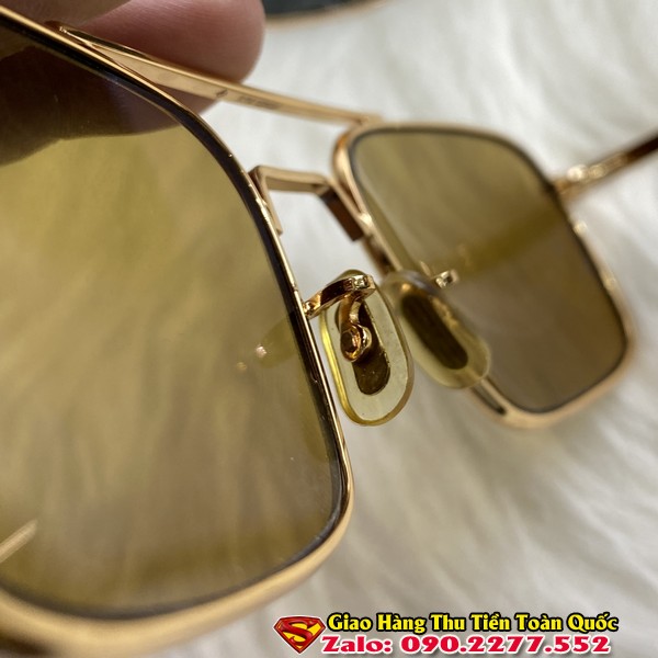 Kính Cơn American Optical Vuông Mắt Nâu Trà Malasia - Kính Râm