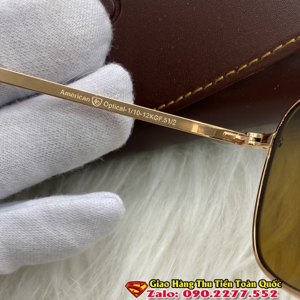 Kính cơn Pilot - AO American optical Malaysia Chính Hãng - Kính Râm